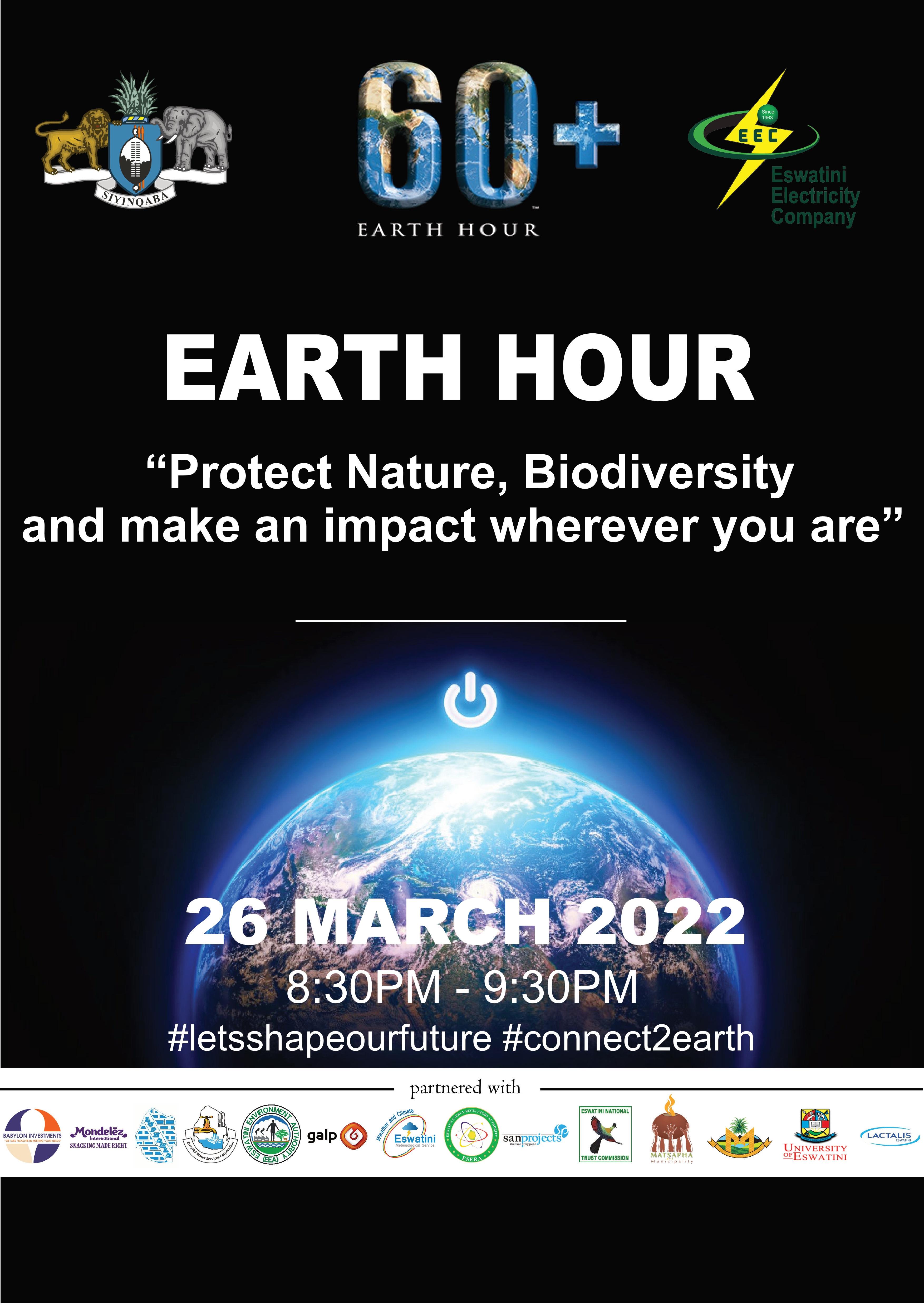 Earth Hour Eswatini 2022 Pic